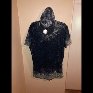 Men’s Bleached Ripped Shirt